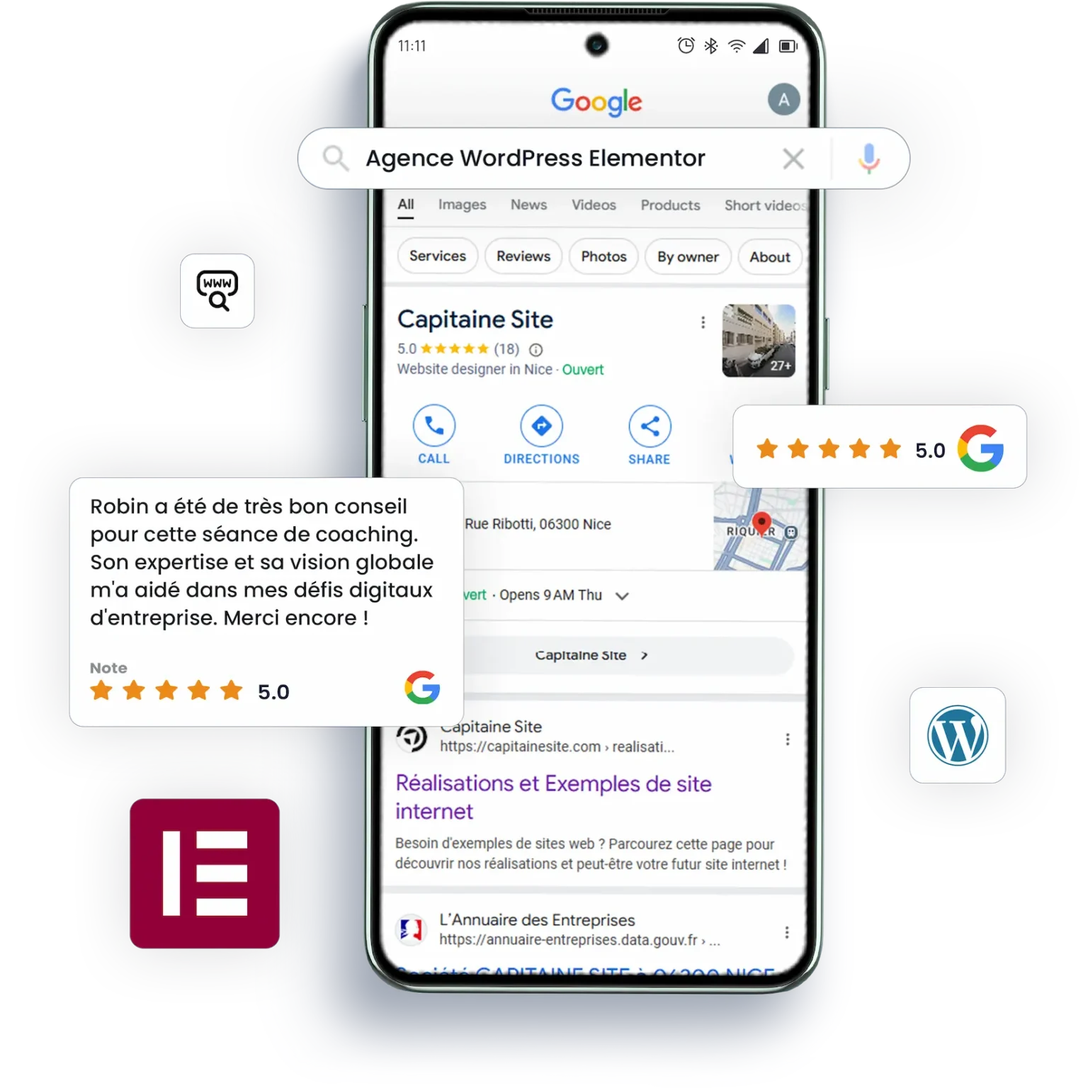 Agence WordPress Elementor – création site rapide et optimisé
